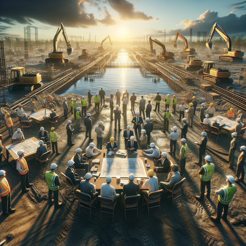 Collaboration between stakeholders in implementing OSD and Detention pond projects