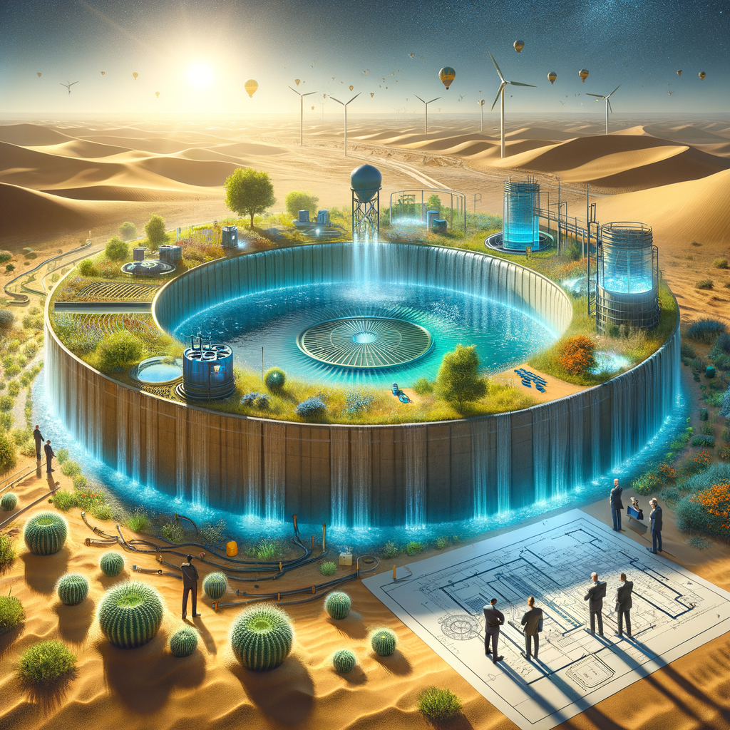 Addressing water scarcity issues through innovative detention basin design